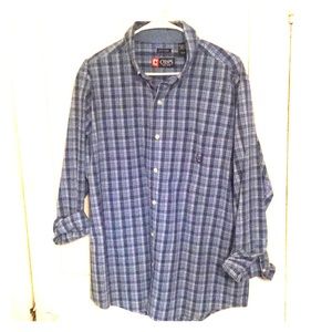 Chaps Wrinkle Free Shirt L